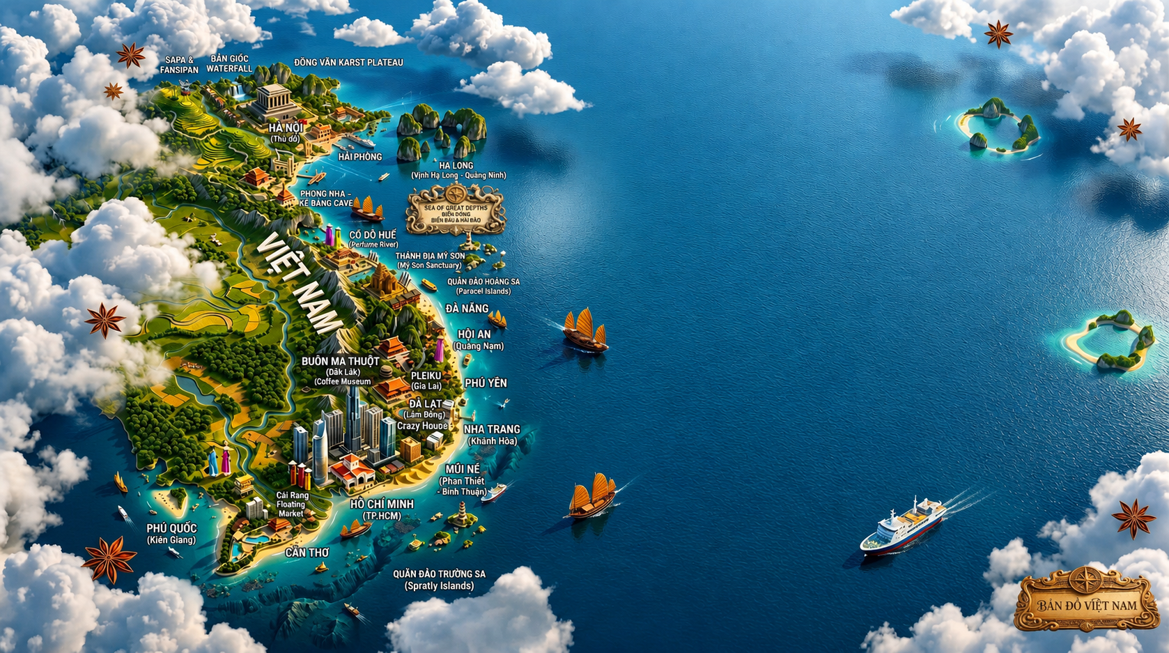 Vietnam Map